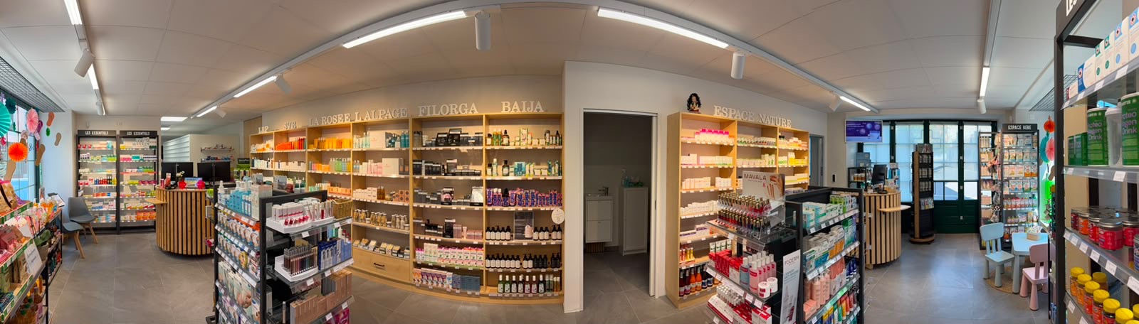 Espace boutique — nature, bébé, compléments